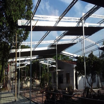 Mái xếp nhà để xe MXNXPT029